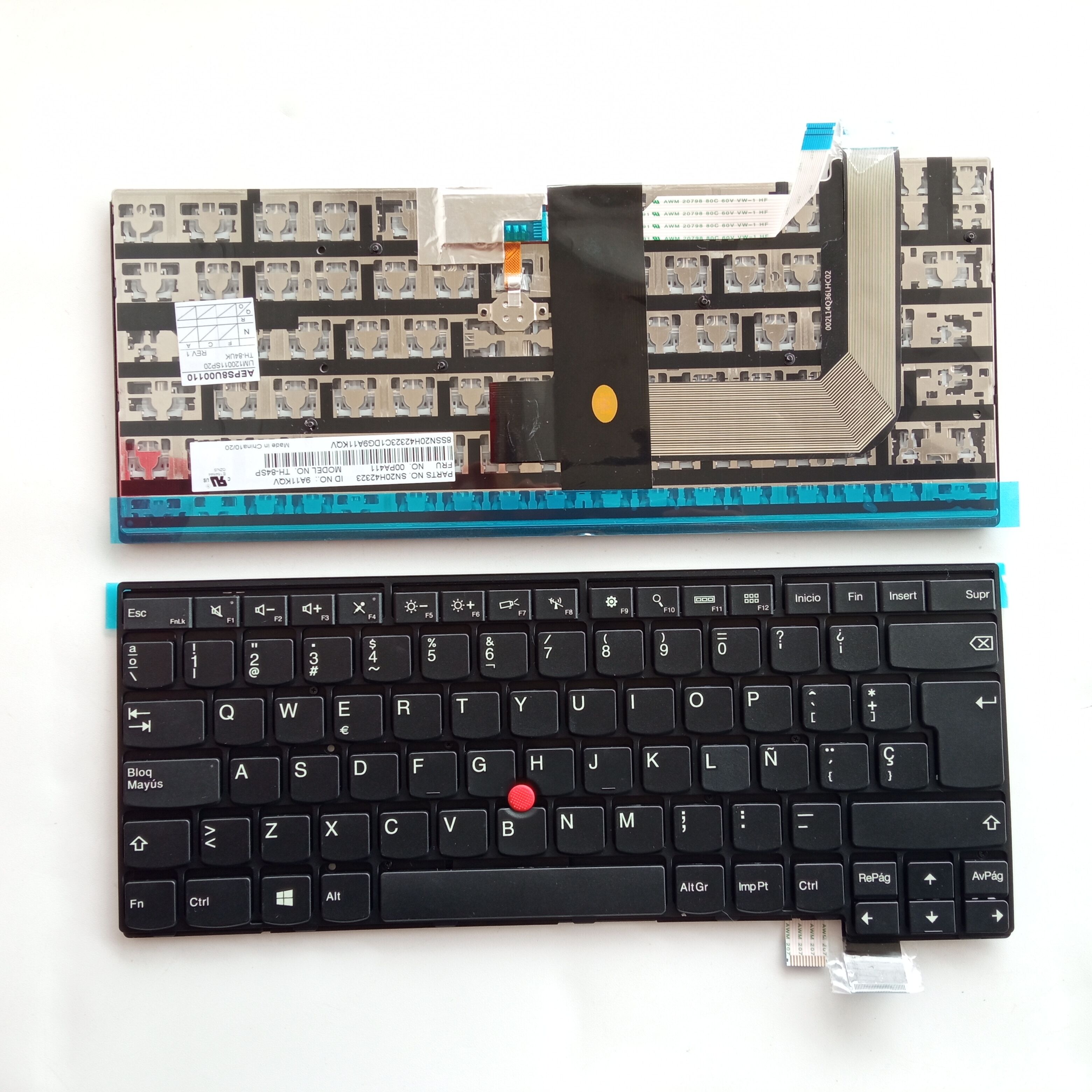 Picture of New Replacement Laptop Keyboard For IBM T460P BLACK FRAME BLACK (OEM) SP Layout